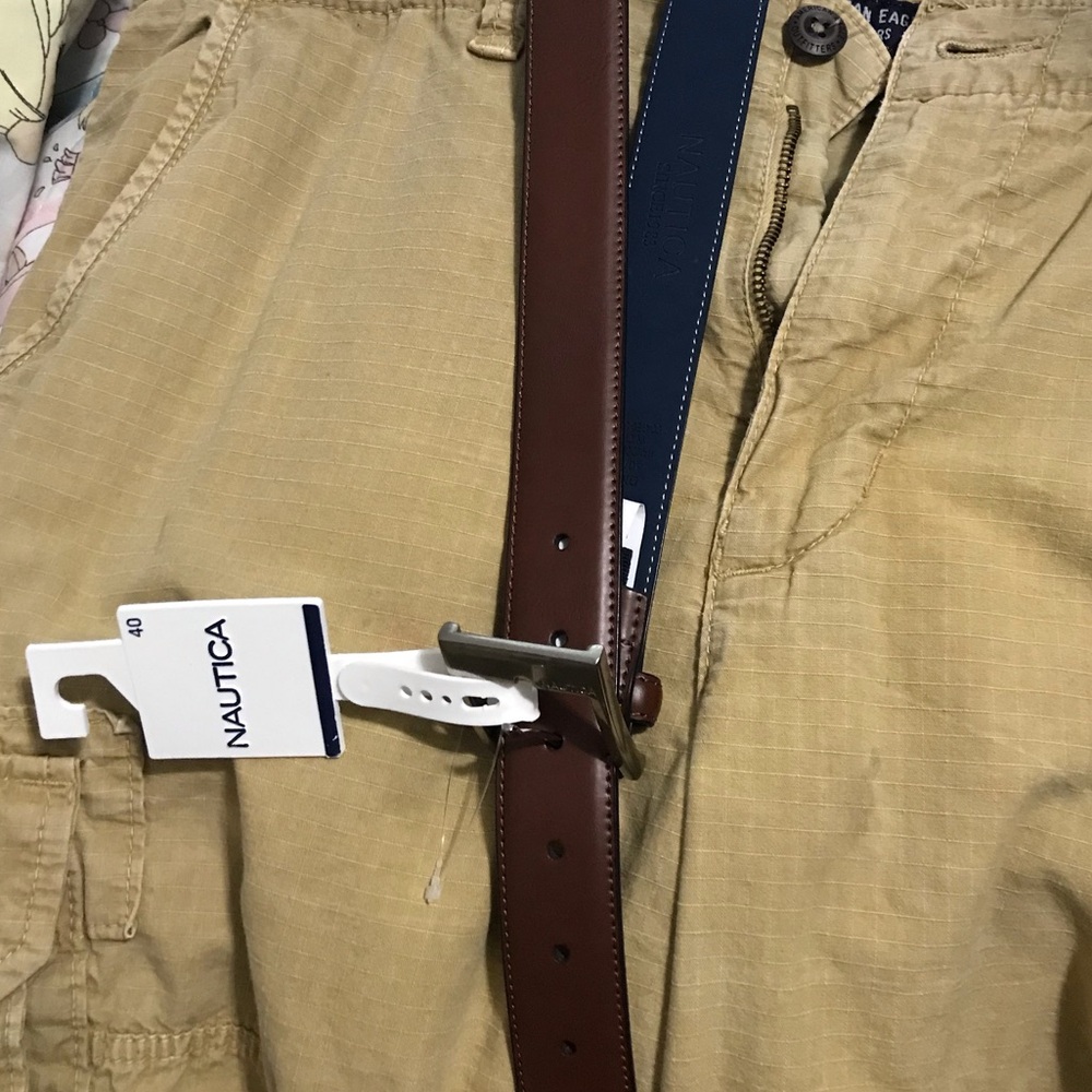 New Men’s Nautica 40 Brown Belt New